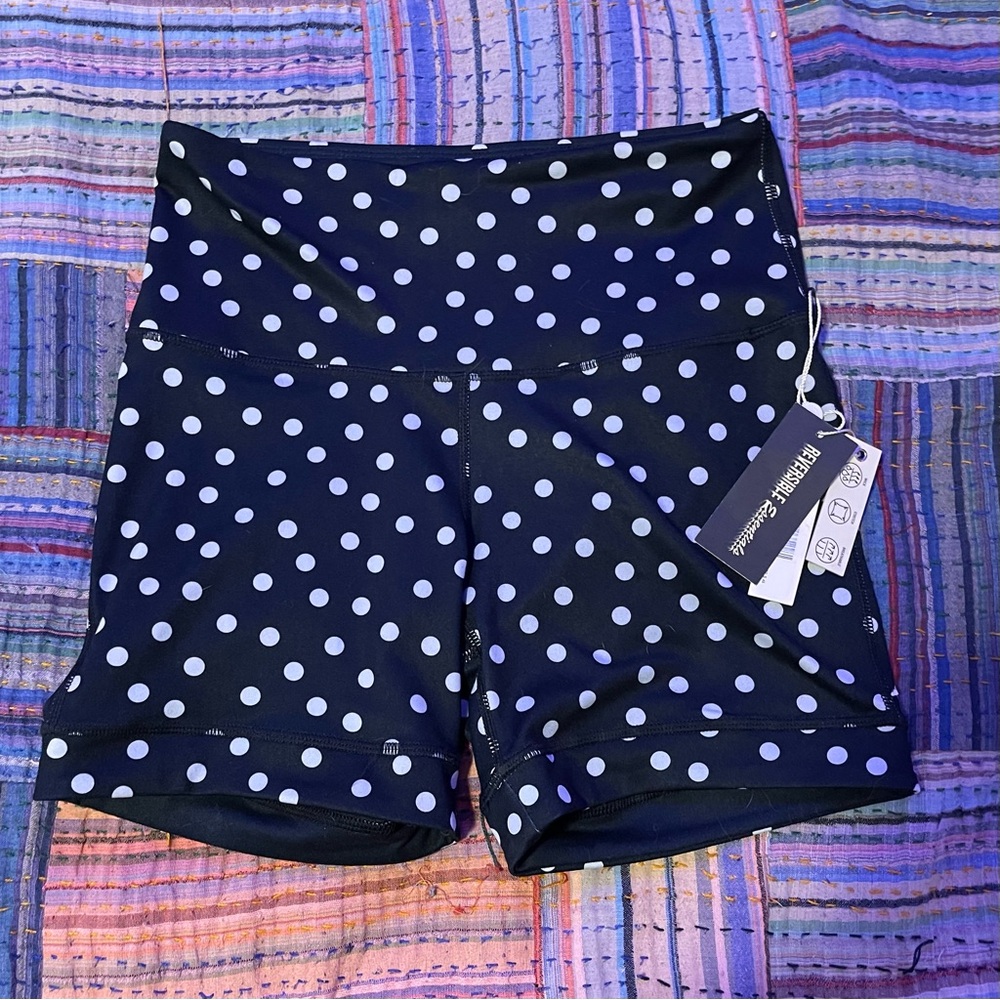NWT Polka Dot High Waisted Spandex Short
